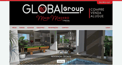 Desktop Screenshot of globalimoveisrs.com.br